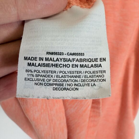 Nike Dri-Fit Women Large Melon Orange Reflective Thumbhole Running Track‎ Jacket - Picture 7 of 7